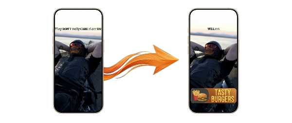 Наложение логотипа на видео